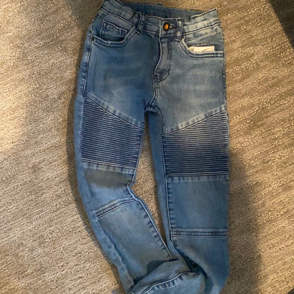 Zara size 8 boys Moto jeans